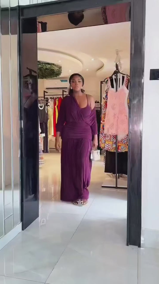 Plum dress